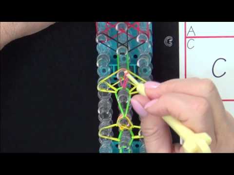 how to attach c clip to rainbow loom