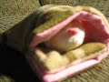 zhu zhu sleeping bag - too cute!