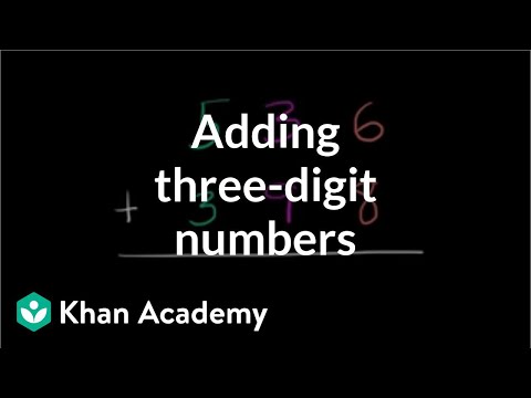 Adding 3-digit numbers