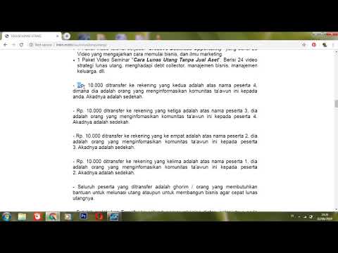 Video 3 Sistem Komunitas Ta'awun