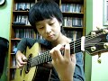 Sungha plays 'Good Bye Blue Sky' arranged by Tomi Paldanius.
