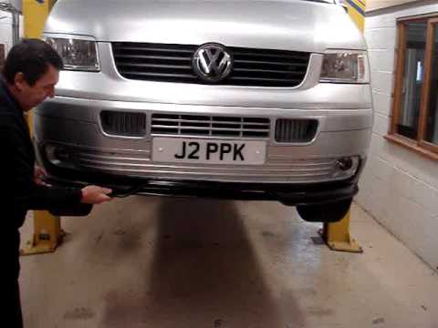 how to fit vw t5 side bars