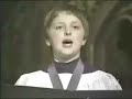 \"Silent Night\" A duet: Andrew Kennedy and Harry Secombe.