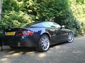 Aston Martin DB9 revving Aston Martin DB9 revving
