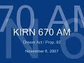 DREAM ACT on KIRN 670 AM