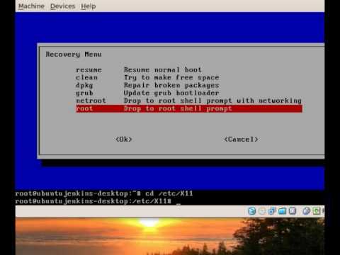 how to recover xserver