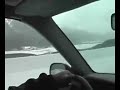 Driving through the Andes in Tierra del Fuego - Argentina