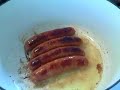 Smoked Chicken Apple Sausage with Cider-braised Cabbage