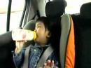 Vidéo naiya drinking...milk