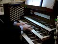 Ted Gustin at the M�ller Organ
