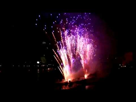 Silvester 2009 Fireworks ohnostroj Bratislava Slovakia