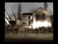 heli destroying house