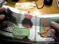 MOD RETRO Chipboard Paperbag Mini Album done with DCWV stack