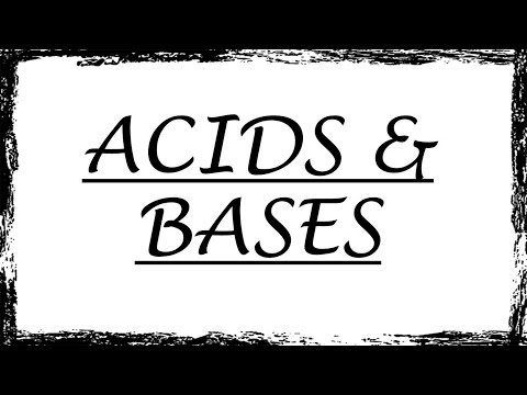 Acids and Bases || Chemistry-6