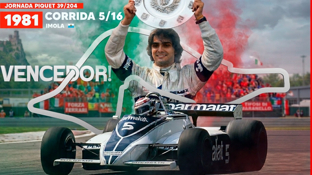 PIQUET VENCE pela 2ª vez no ano; suspensão da Brabham é considerada LEGAL - GP de San Marino 1981