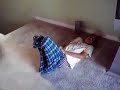 Alex gets stuck in his pajamas