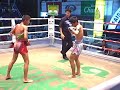 Thai youth fight good match. Thai youth fight good match.