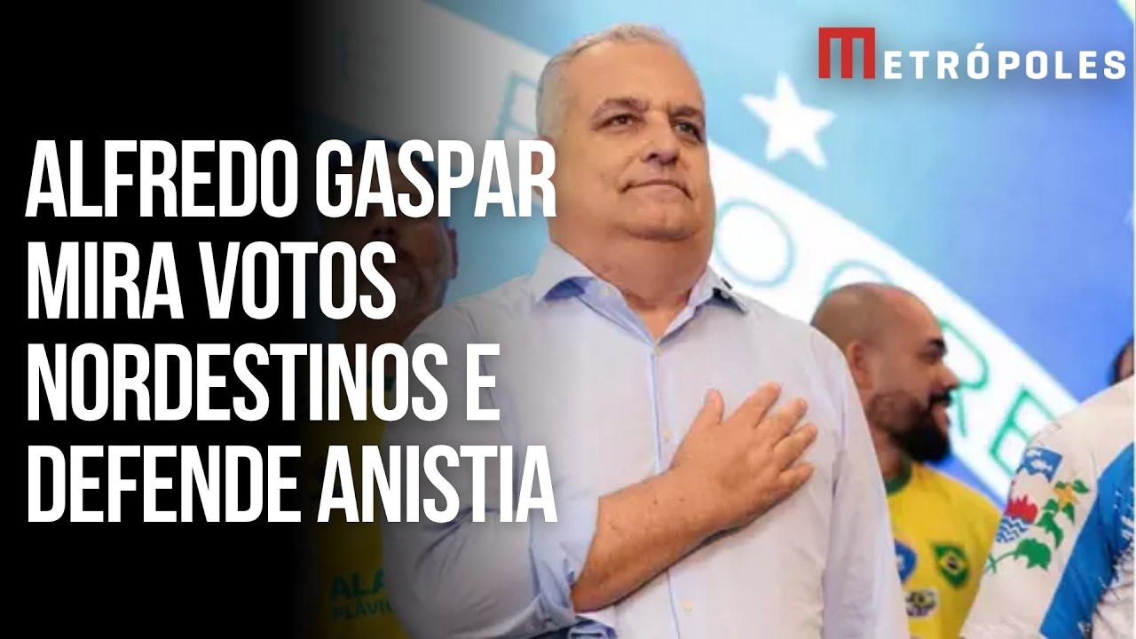 Alfredo Gaspar puxa votos nordestinos e defende anistia: "Vamos tirar do cativeiro Jair Bolsonaro"