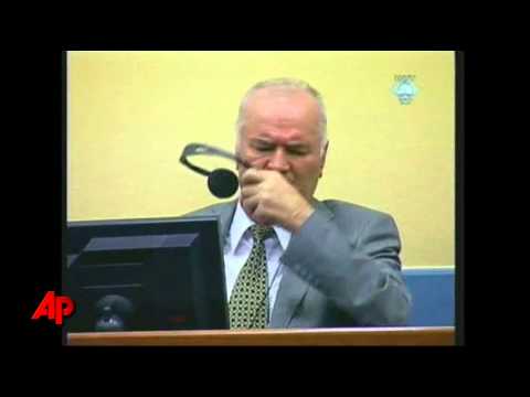 Raw Video: Defiant Mladic Thrown Out of Court
