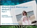 Photoshop Mama's Not so Quick Watercolor Method2 Part 7