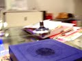 Spinning disc defying gravity