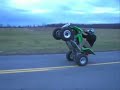 KFX 400 Wheelies