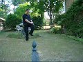 Outside playing