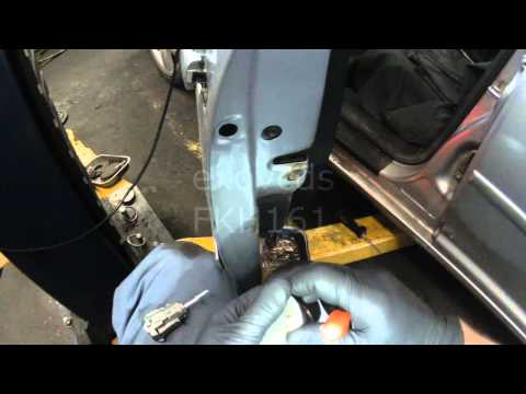 VW A4: Driver Door Lock Cylinder Removal & Install