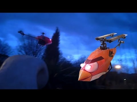 Super CP dusk flight with glowing angry eyes