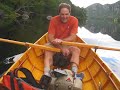 ADIRONDACK GUIDEBOAT ON LOWER AUSABLE LAKE ADIRONDACK GUIDEBOAT ON LOWER AUSABLE LAKE