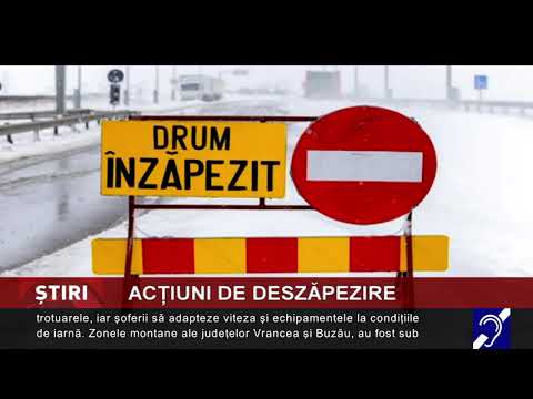 Acțiuni de deszăpezire, în toată țara