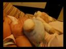Baby Natalie playing and talking to herself