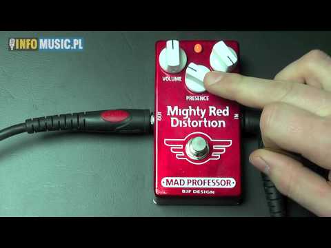Mad Professor Mighty Red Distortion Factory Made - test w Infomusic