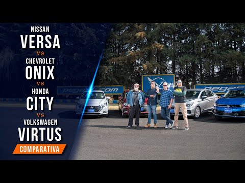 Volkswagen Virtus VS Honda City VS Chevrolet Onix VS Nissan Versa