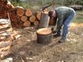 Splitting firewood AKKAMAAN