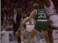Larry Bird hits game winning shot in Michael Jordan's Face