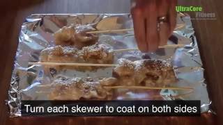 Satay chicken skewers - UltraCore Recipes