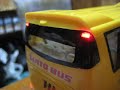 FUJIMI製1/32スケールの日野セレガ ハトバス仕様を本物さながらにLEDを用いて再現してみました!手元のスイッチで10箇所を自由に点灯できるようにしました。I reproduced a plastic model 