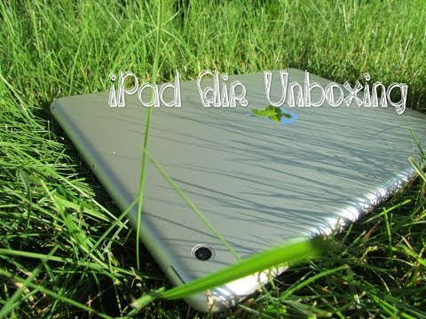 Apple iPad Air (Unboxing & Bootup)