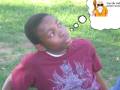 videos de Lame O kicks big guy's butt