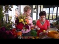 Pumpkin Vase Fall Flower Arrangement With Rebecca Robeson | At Home With P. Allen Smith
