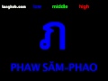 Thai Consonants Three Classes-Learn Thai w/Langhub.com