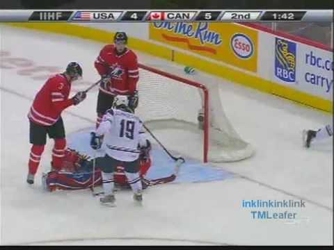Tokarski 2009 World Juniors Round Robin vs USA