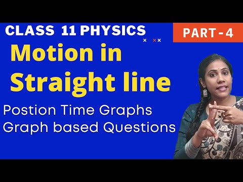 Motion in straight line class 11 physics | Graphs | x-t graphs |Part 4