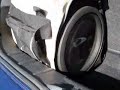 Dieser Woofer ist erst ca. 2 Stunden im Betrieb, das ist der derzeiteige X- Max, nach ca. 50 Stunden werden sich auch seine physikalischen Eigenschaften ändern ... Video folgt.