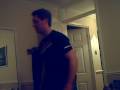 lee walpole (lee warplog) losing on wii and sloshing himself good and proper