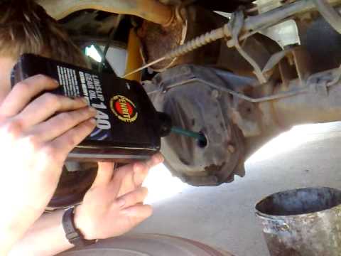 how to change diff oil in vx ss