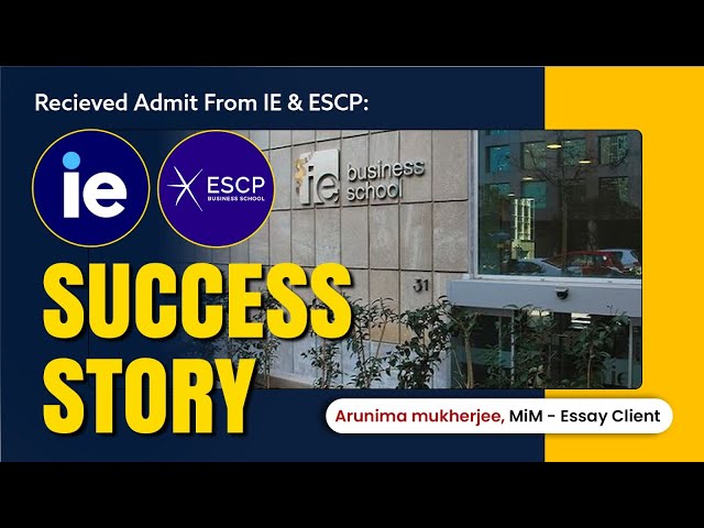 ARUNIMA MUKHERJEE | IE | ESCP |
