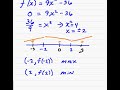 Calculus Relative Extrema with Concavity