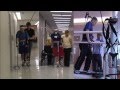Senator Mark Kirk on his rehabilitation walking program